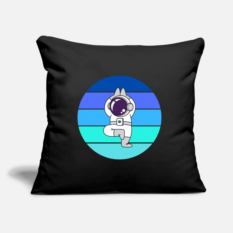 astronaut, flying rocket space Sofa pillowcase 17,3'' x 17,3'' (45 x 45 cm)