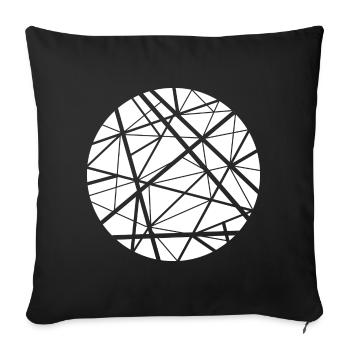 Geometric Hipster One - Sofakissenbezug 45 x 45 cm - Schwarz - Vorne
