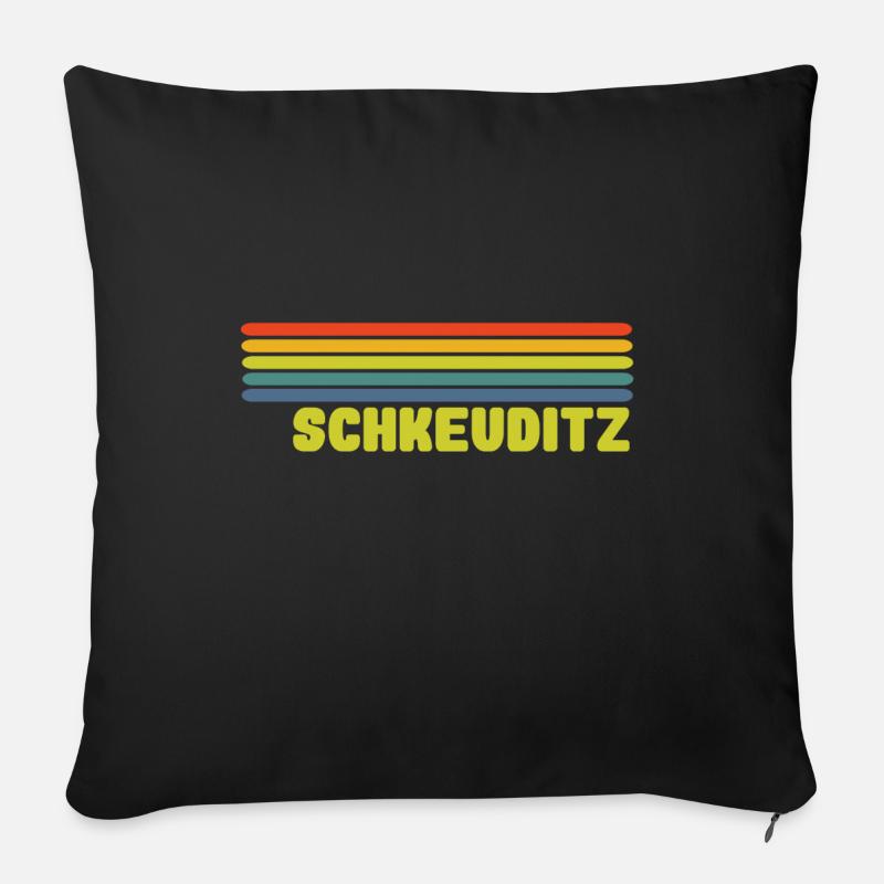 Schkeuditz - Sofakissenbezug 45 x 45 cm - Schwarz