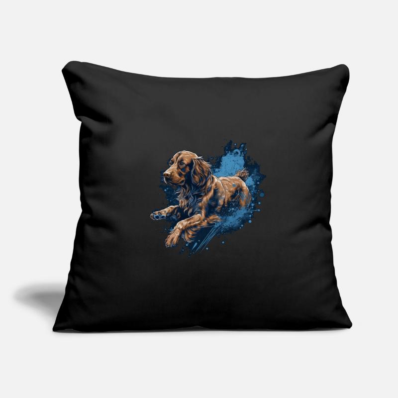 Irish-setter Dock-Diving into Water Sofa pillowcase 17,3'' x 17,3'' (45 x 45 cm)