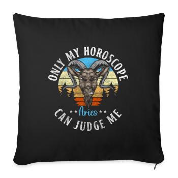 Zodiac Sign Stars Zodiac Pride - Housse de coussin décorative 45 x 45 cm - noir - Devant