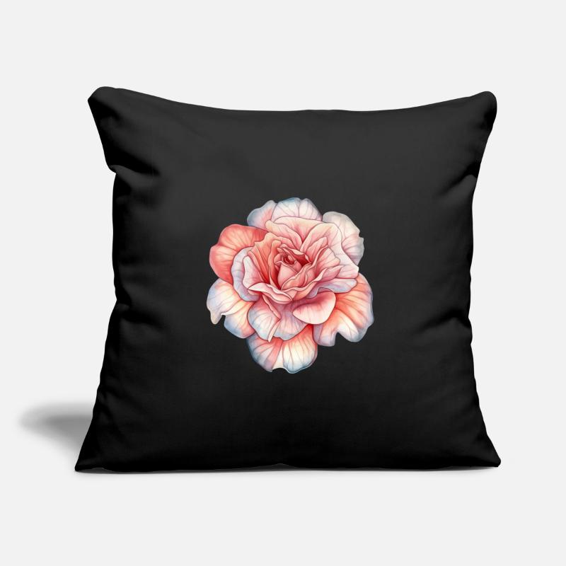 Blumen Rose Rosa Muttertag Valentinstag Sofakissenbezug 45 x 45 cm