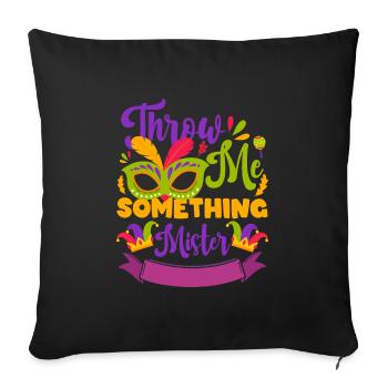 Carnival celebrations colorful - Sofa pillowcase 17,3'' x 17,3'' (45 x 45 cm) - black - Front
