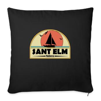 Sant Elm - Sofa pillowcase 17,3'' x 17,3'' (45 x 45 cm) - black - Front