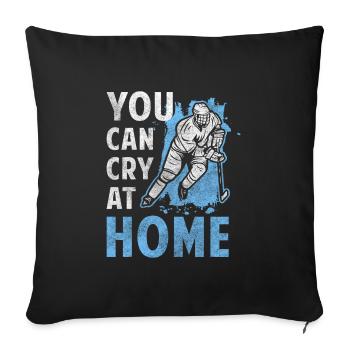 Sport Team Player Skate - Sofa pillowcase 17,3'' x 17,3'' (45 x 45 cm) - black - Front