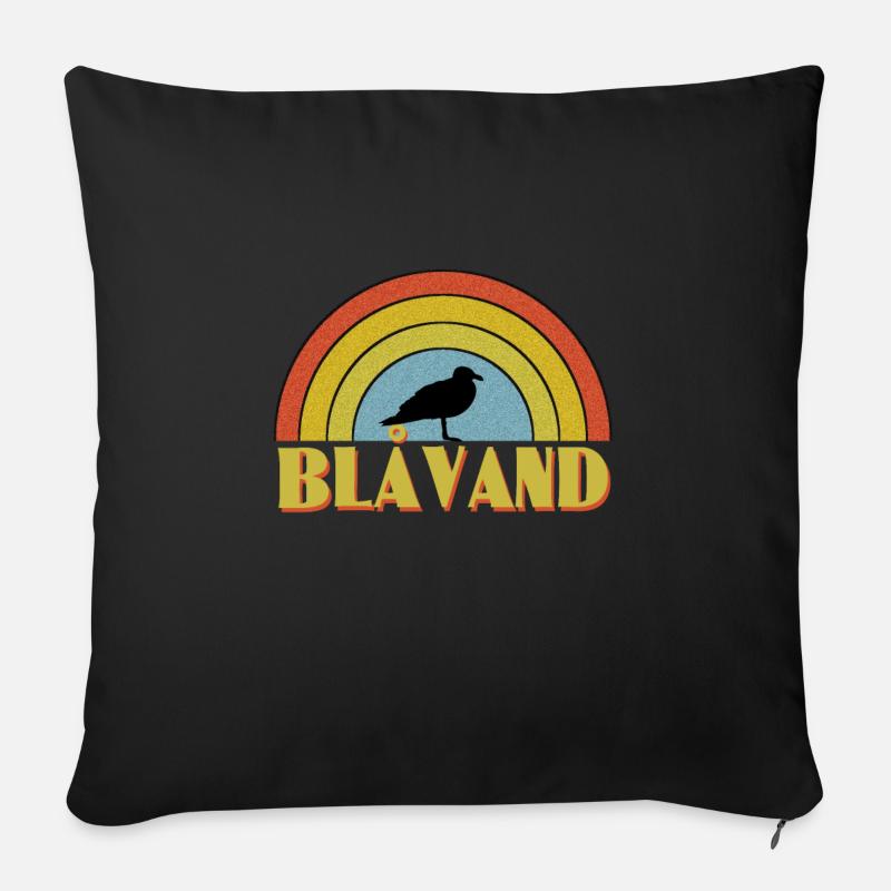 Blavand - Sofakissenbezug 45 x 45 cm - Schwarz
