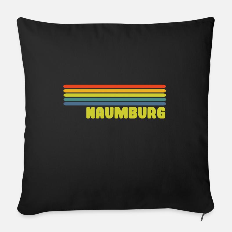 naumburg - Sofakissenbezug 45 x 45 cm - Schwarz