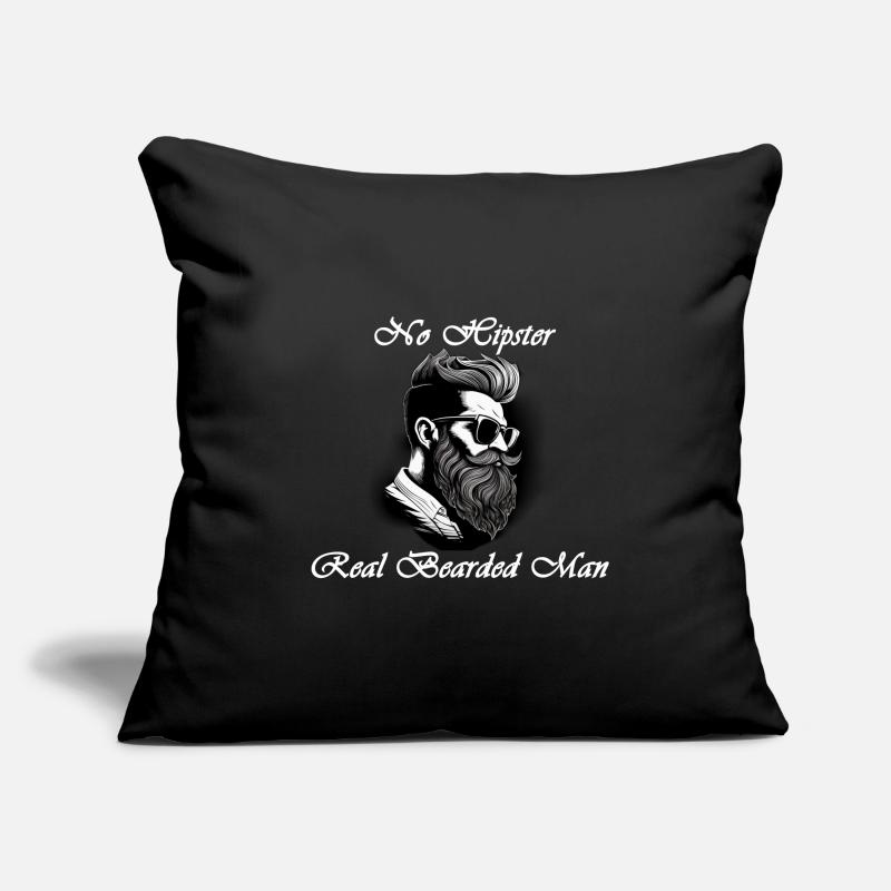 pas de blanc hipster Housse de coussin décorative 45 x 45 cm