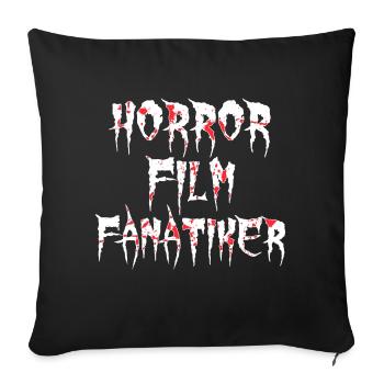 Movies Statement Theater Kinoabend Filme Streaming - Sofakissenbezug 45 x 45 cm - Schwarz - Vorne