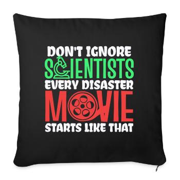 Cinéma Films Cinéma Films Déclaration Soirée DVD - Housse de coussin décorative 45 x 45 cm - noir - Devant