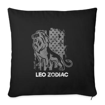 Zodiac sign constellation - Sofa pillowcase 17,3'' x 17,3'' (45 x 45 cm) - black - Front