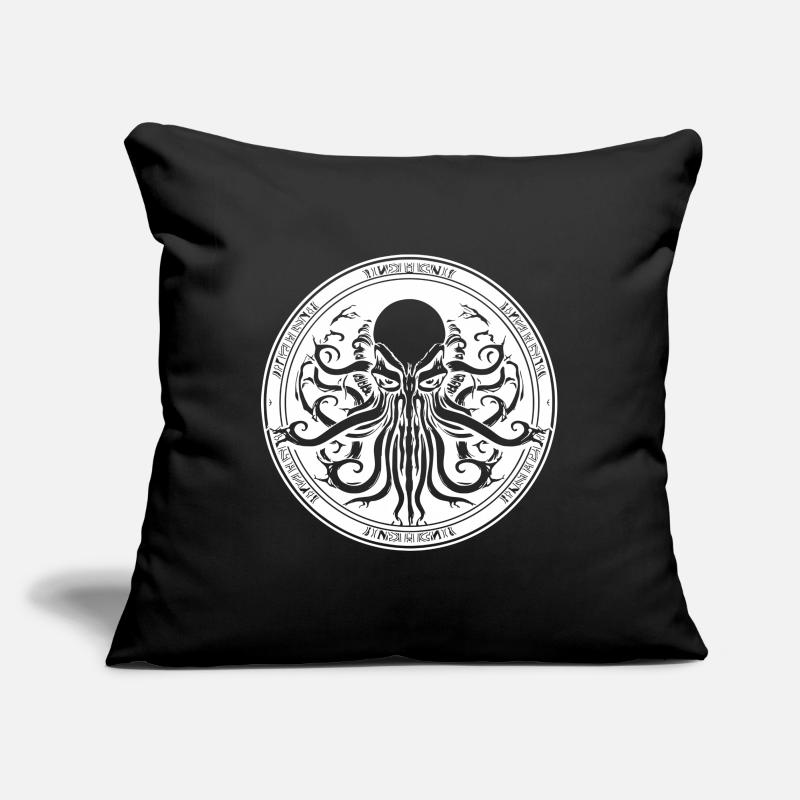 Cthulhu emblème Ancienne entité Housse de coussin décorative 45 x 45 cm