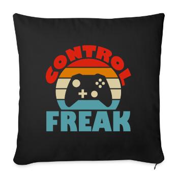 Control Freak - Sofakissenbezug 45 x 45 cm - Schwarz - Vorne