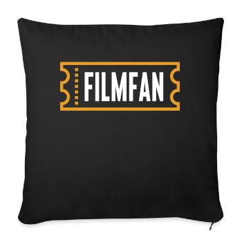 Movies Kino Movie Night Statement Dvd Abend Filme - Sofakissenbezug 45 x 45 cm - Schwarz - Vorne