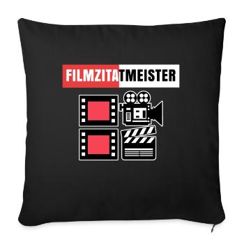 Binge Watching Fernsehabend Movies Statement Kino - Sofakissenbezug 45 x 45 cm - Schwarz - Vorne
