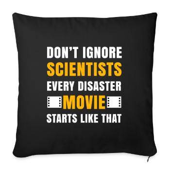 Cinéma Night Theatre Movies Movies Statement Series - Housse de coussin décorative 45 x 45 cm - noir - Devant