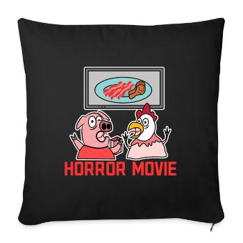 Cinéma Films Déclaration Cinéma Night Cinéma Streaming - Housse de coussin décorative 45 x 45 cm - noir - Devant
