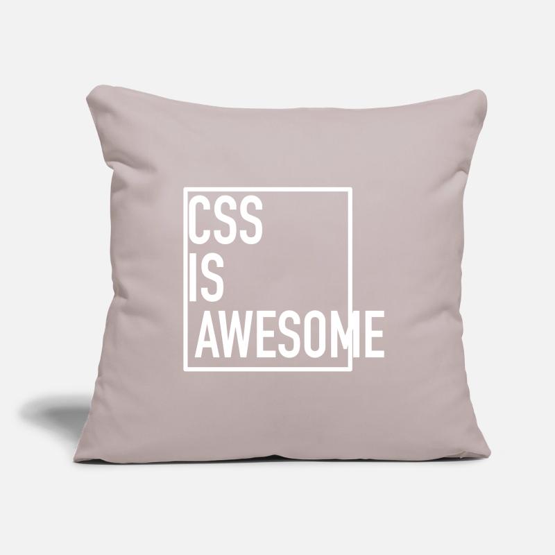 CSS is Awesome! (Even When It Overflows) Sofakissenbezug 45 x 45 cm