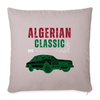 Algerischer Klassiker 505 - Sofakissenbezug 45 x 45 cm - helles Taupe - Vorne