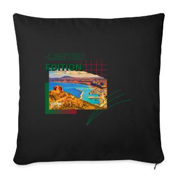 Limited Edition Santa Cruz Oran Algeria - Sofa pillowcase 17,3'' x 17,3'' (45 x 45 cm) - black - Front