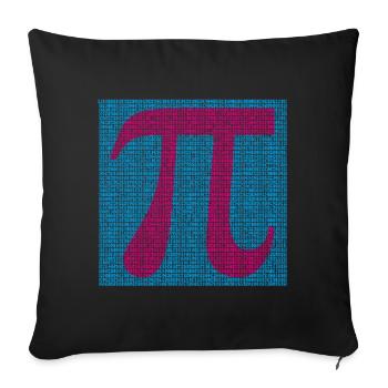 Nombre Pi - Housse de coussin décorative 45 x 45 cm - noir - Devant