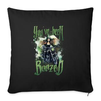 Halloween Pumpkin Horror - Sofa pillowcase 17,3'' x 17,3'' (45 x 45 cm) - black - Front