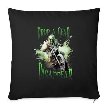 Halloween Pumpkin Horror - Sofa pillowcase 17,3'' x 17,3'' (45 x 45 cm) - black - Front