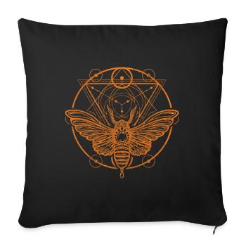 Rune Sun Gothic - Housse de coussin décorative 45 x 45 cm - noir - Devant
