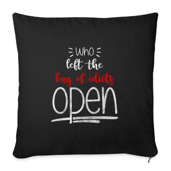 Sarcasm Funny Boyfriend - Sofa pillowcase 17,3'' x 17,3'' (45 x 45 cm) - black - Front
