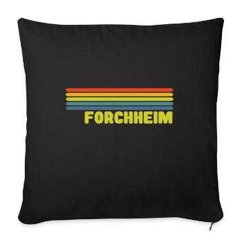 Forchheim - Sofakissenbezug 45 x 45 cm - Schwarz - Vorne