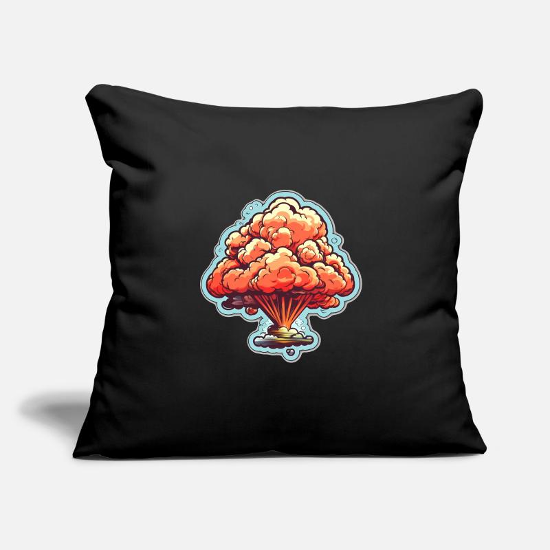 Explosion Fireworks Pyrotechnics Sofa pillowcase 17,3'' x 17,3'' (45 x 45 cm)