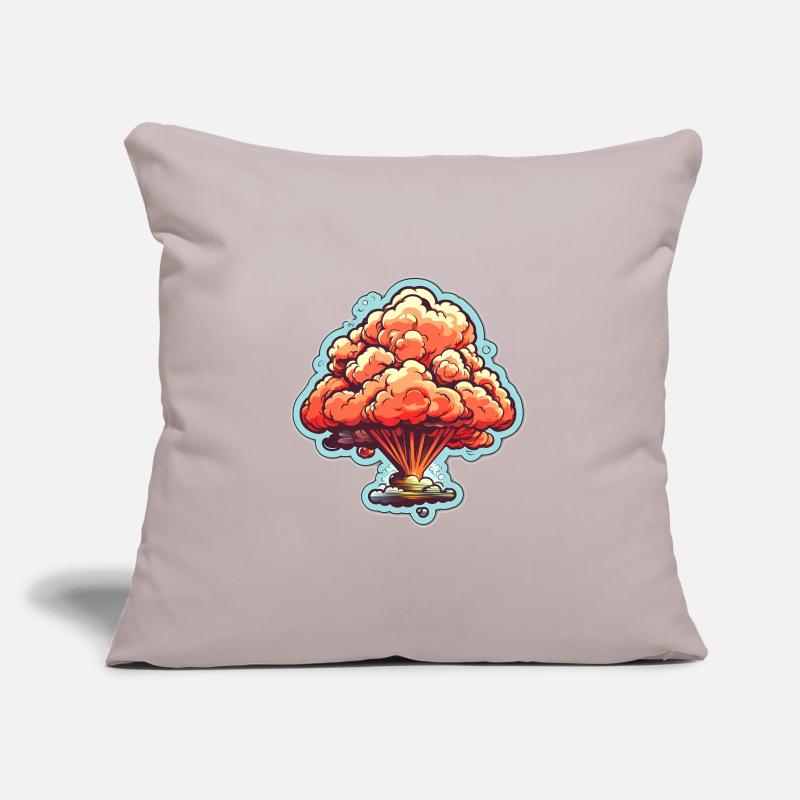 Explosion Fireworks Pyrotechnics Sofa pillowcase 17,3'' x 17,3'' (45 x 45 cm)