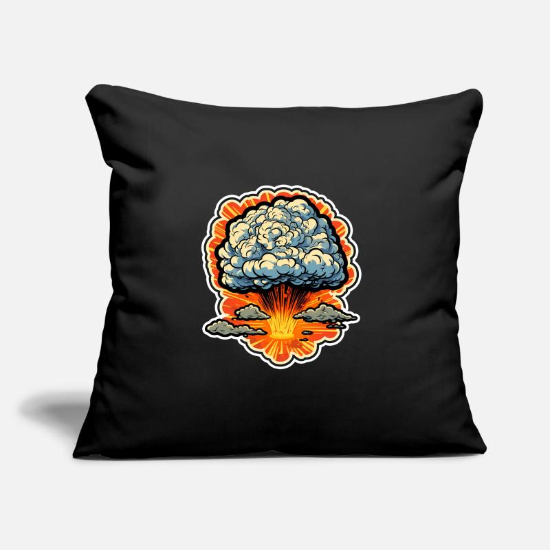 Explosion Feuerwerk Pyrotechnik Sofakissenbezug 45 x 45 cm