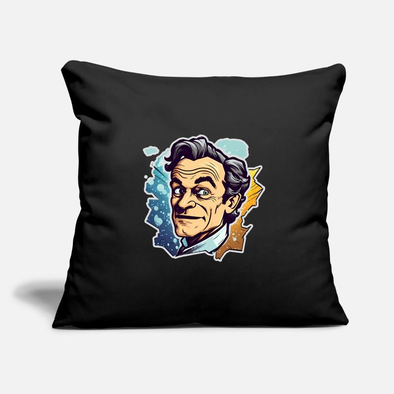 Richard Feynman Sofa pillowcase 17,3'' x 17,3'' (45 x 45 cm)