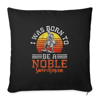 Swordsman Fight Kendo Victory - Sofa pillowcase 17,3'' x 17,3'' (45 x 45 cm) - black - Front