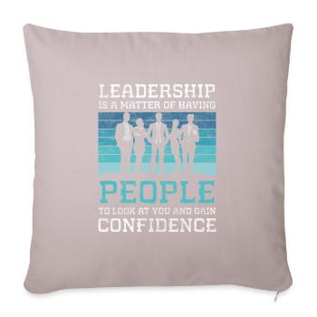 Company Career Success - Sofa pillowcase 17,3'' x 17,3'' (45 x 45 cm) - light taupe - Front