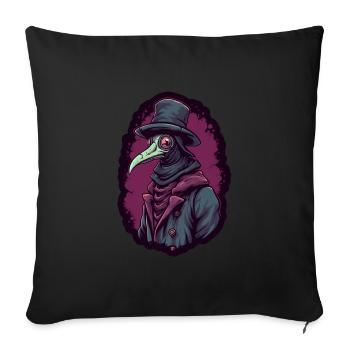 Peste Docteur Docteur Docteur - Housse de coussin décorative 45 x 45 cm - noir - Devant