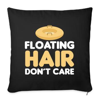 Rafting Wassersport | River Tubing Fluss Geschenke - Sofakissenbezug 45 x 45 cm - Schwarz - Vorne