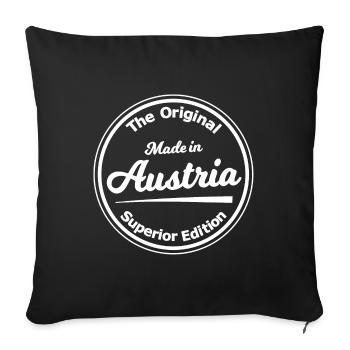 Les Autrichiens arrivent - Housse de coussin décorative 45 x 45 cm - noir - Devant
