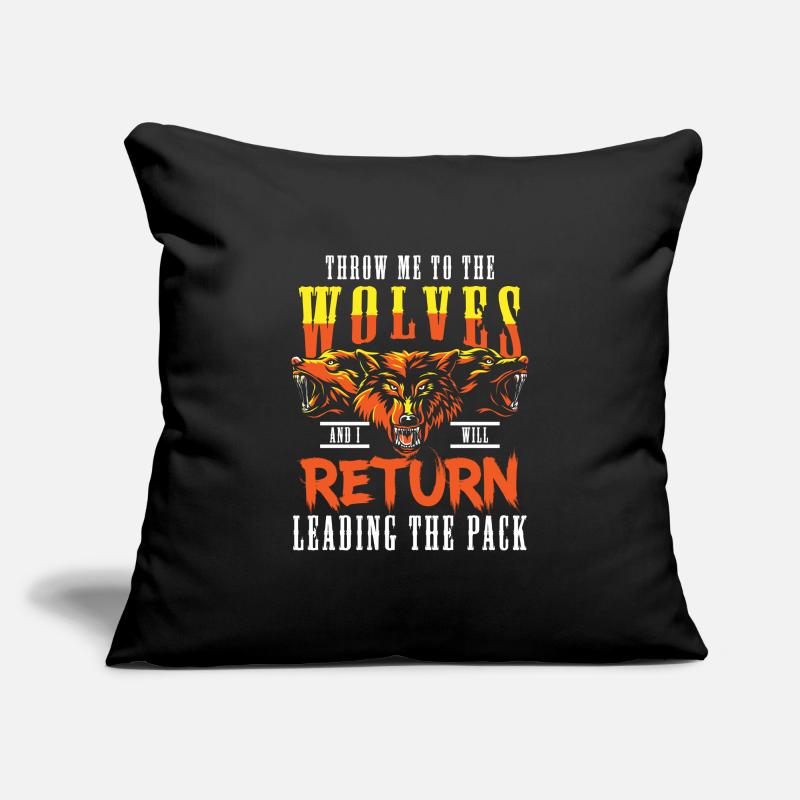 Wolf Wild Wolfpack Sofa pillowcase 17,3'' x 17,3'' (45 x 45 cm)