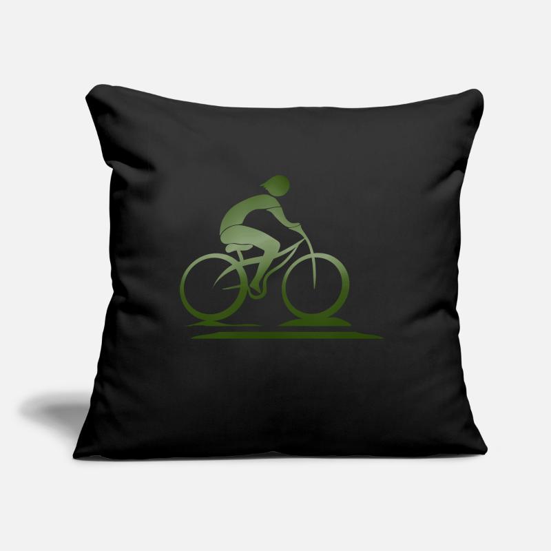 Radfahrer Sofakissenbezug 45 x 45 cm