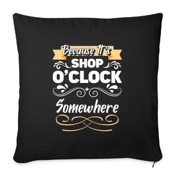 Shop Gift Queen - Sofa pillowcase 17,3'' x 17,3'' (45 x 45 cm) - black - Front