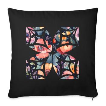 Vintage Eighties Shirts Design Christmas Gift - Sofa pillowcase 17,3'' x 17,3'' (45 x 45 cm) - black - Front