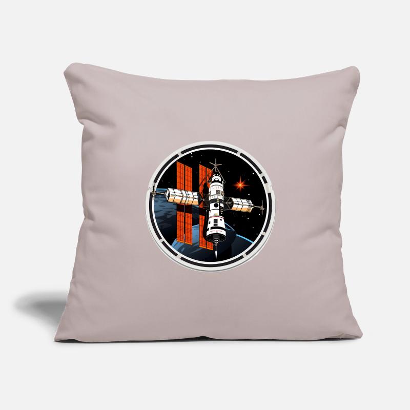Space Satellite Sofa pillowcase 17,3'' x 17,3'' (45 x 45 cm)