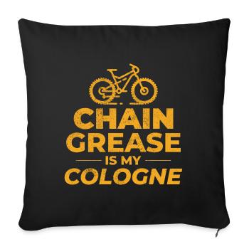 Randonnée équestre Gravel Ride VTT Cyclisme - Housse de coussin décorative 45 x 45 cm - noir - Devant