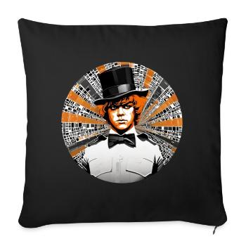 Cooles Steampunk Design - Sofakissenbezug 45 x 45 cm - Schwarz - Vorne