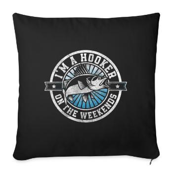 Pêcheur Petri Heil Sport - Housse de coussin décorative 45 x 45 cm - noir - Devant