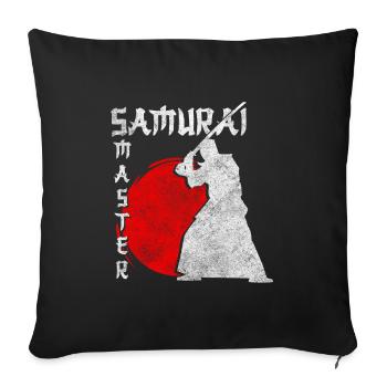 Japan Aikido Mut Ninja - Sofakissenbezug 45 x 45 cm - Schwarz - Vorne