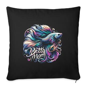 Betta Mama - Sofakissenbezug 45 x 45 cm - Schwarz - Vorne