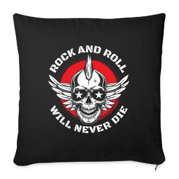 Rocker Hard Rocker Guitar - Sofa pillowcase 17,3'' x 17,3'' (45 x 45 cm) - black - Front